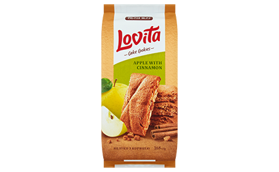 Roshen Lovita almás-fahéjas töltött teasütemény 168 g