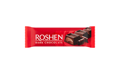 Roshen étcsokoládé szelet brandy 33 g