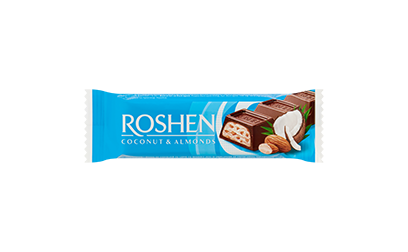 Roshen szelet mandulával és kókuszos 29 g